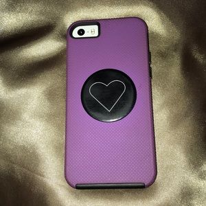 New condition iPhone 5/5s/5se purple case